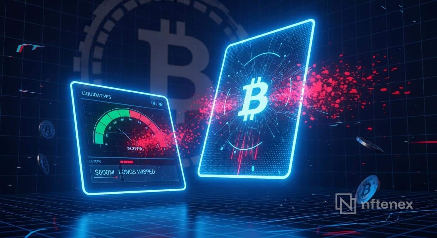 Analysis: Leverage buildup and OI set up the $600M long flush