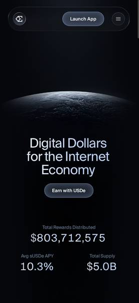 Ethena Mobile Interface
